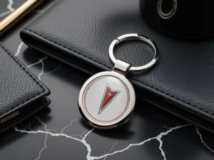 Pontiac Porte-clés Logo Alliage Premium Personnalisé